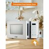Commercial Chef 0.7 cu ft.  Countertop Microwave Oven Oven, White CHM7MW